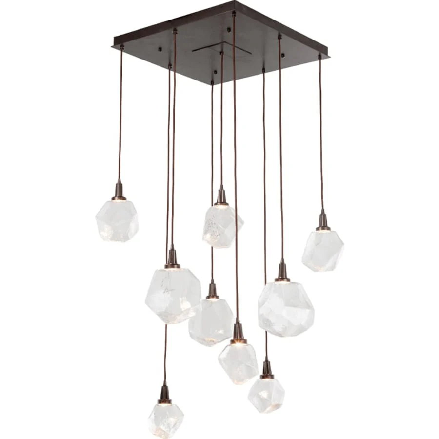 Hammerton Studio Gem 30" Wide 9 Light Hand Blown Glass LED Pendant - Image 1