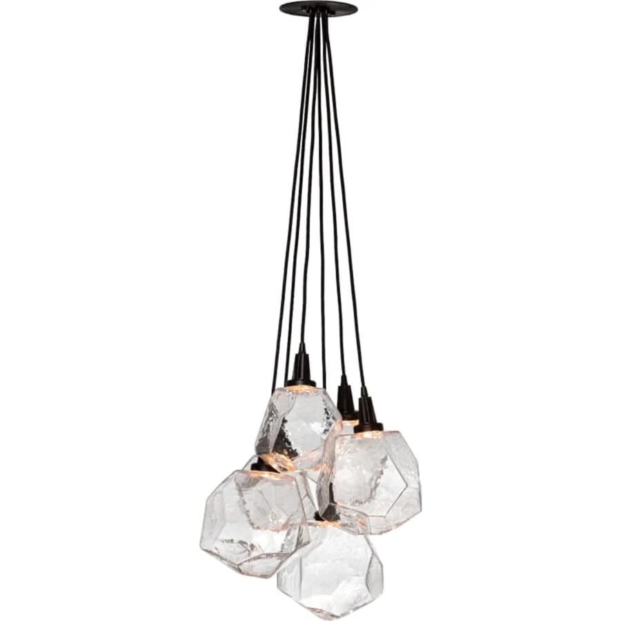 Hammerton Studio Gem 18" Wide 6 Light Hand Blown Glass LED Pendant Cluster - Image 1