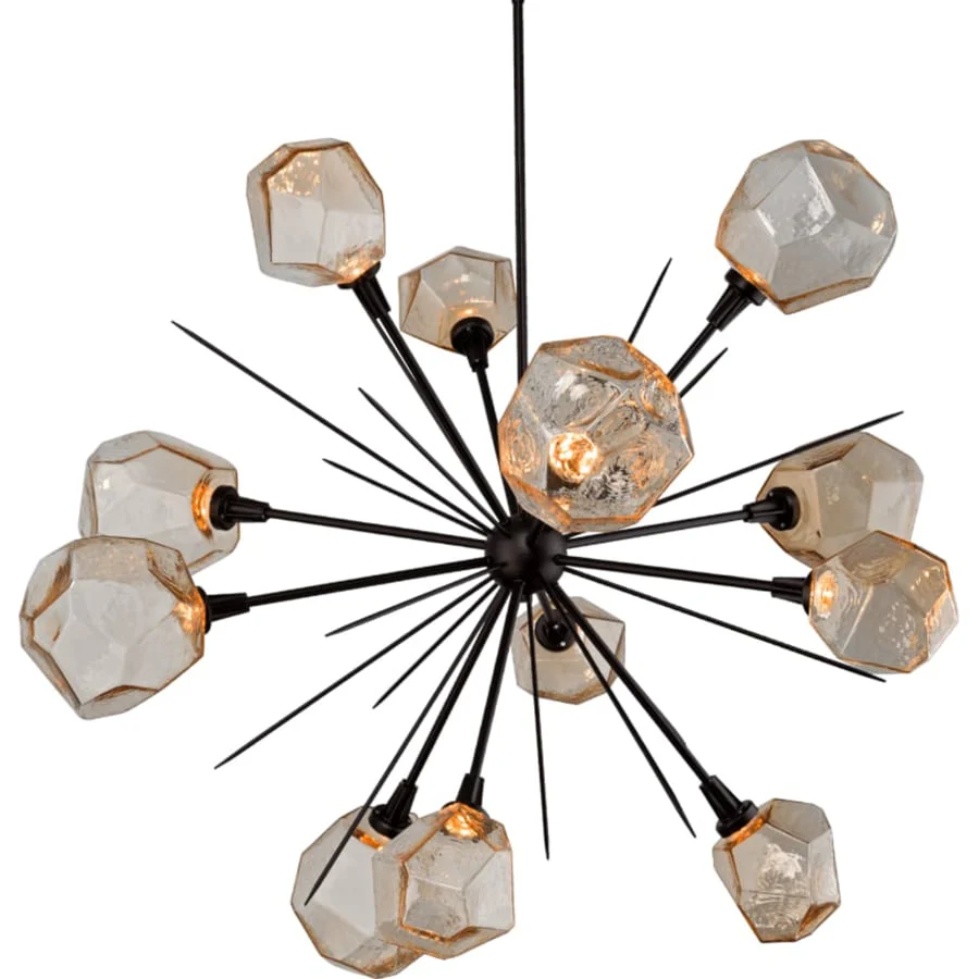 Hammerton Studio Gem 48" Wide 12 Light Hand Blown Glass LED Starburst Chandelier - Image 1