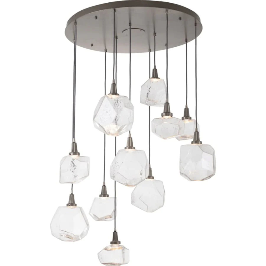 Hammerton Studio Gem 35" Wide 11 Light Hand Blown Glass LED Pendant - Image 1