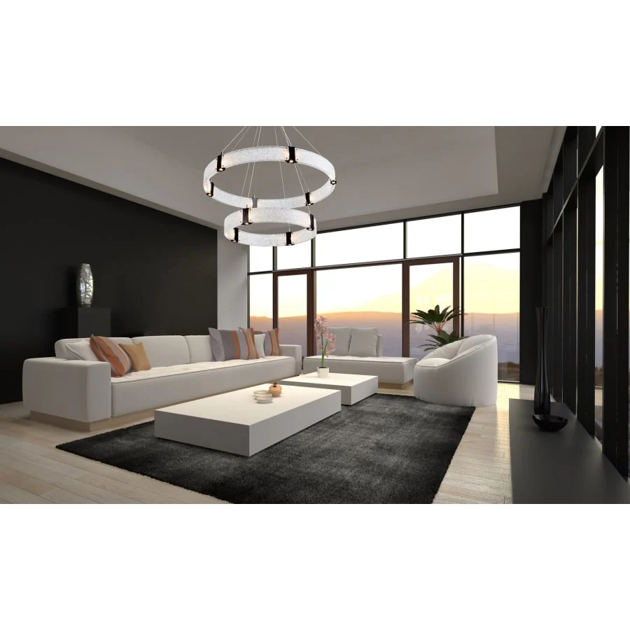 Hammerton Studio Parallel 60" Wide LED Ring Chandelier - Image 2