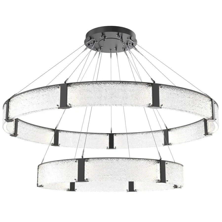 Hammerton Studio Parallel 72" Wide LED Ring Chandelier - Image 1