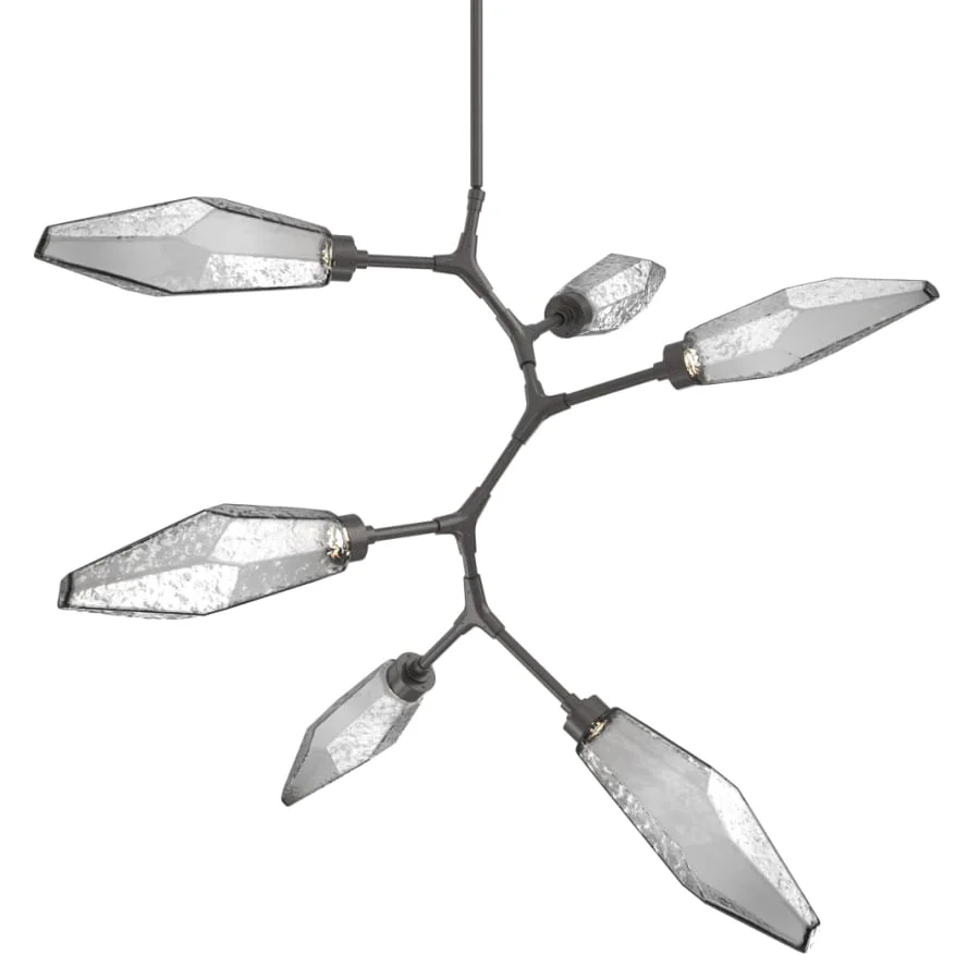 Hammerton Studio Rock Crystal 39" Wide LED Abstract Chandelier - Image 1