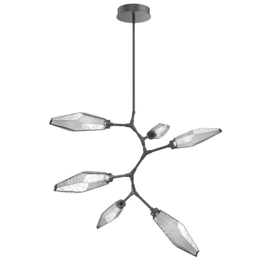 Hammerton Studio Rock Crystal 39" Wide LED Abstract Chandelier - Image 2