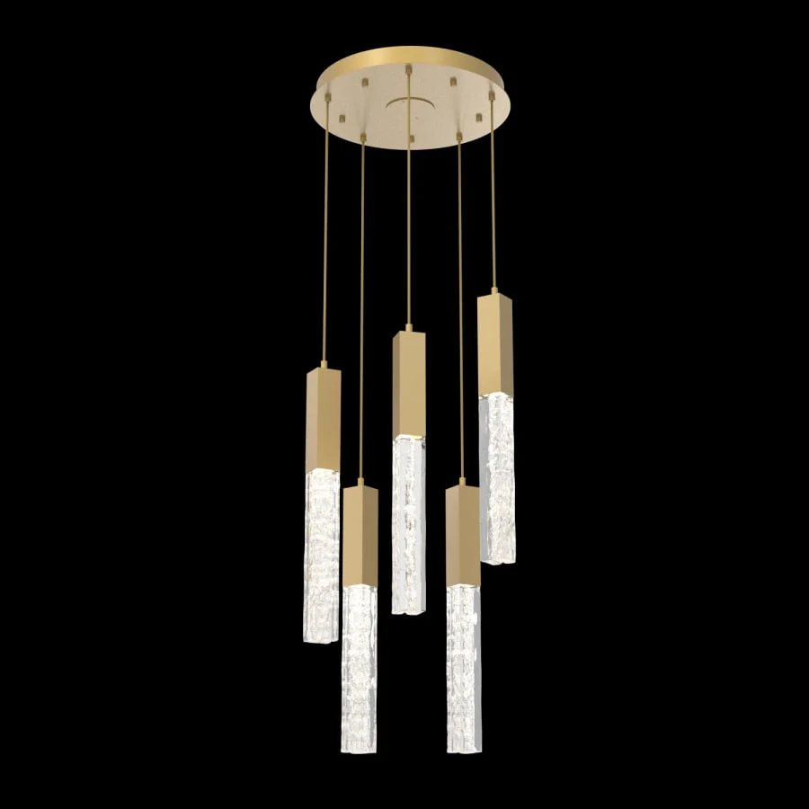 Hammerton Studio Axis 5 Light 16" Wide LED Multi Light Pendant - Image 1