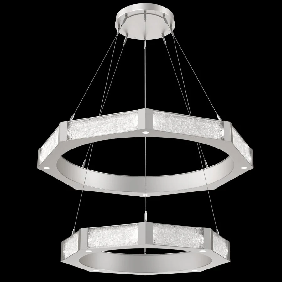 Hammerton Studio Glacier 40 Light 48" Wide LED Ring Chandelier - Image 1