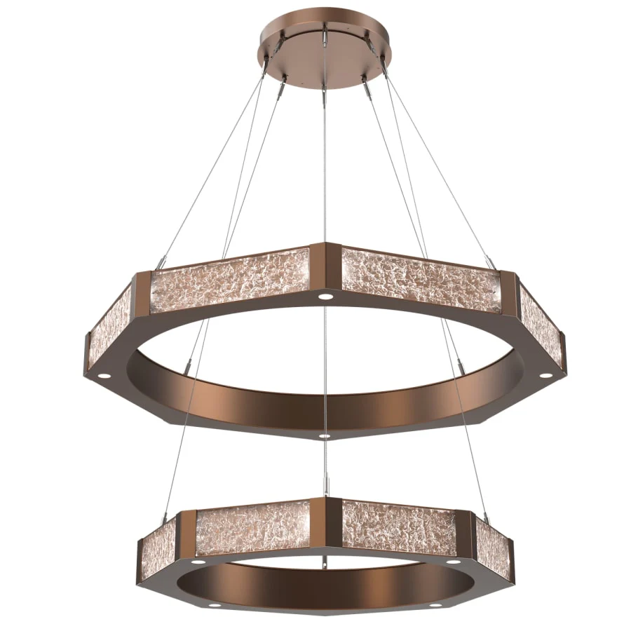 Hammerton Studio Glacier 40 Light 48" Wide LED Ring Chandelier - Image 2