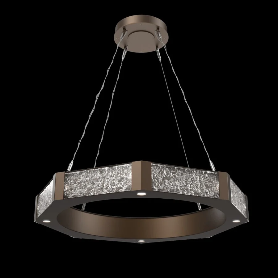 Hammerton Studio Glacier 20 Light 36" Wide LED Ring Chandelier - Image 3