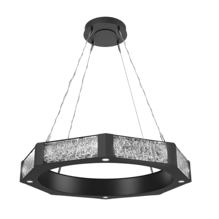 Hammerton Studio Glacier 36" Wide Ring Chandelier - 300K Integrated LED Light - Image 1
