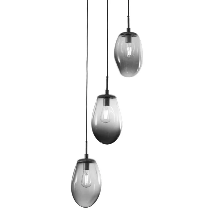 Hammerton Studio Meteo 3 Light 20" Wide Multi Light Pendant - Image 1