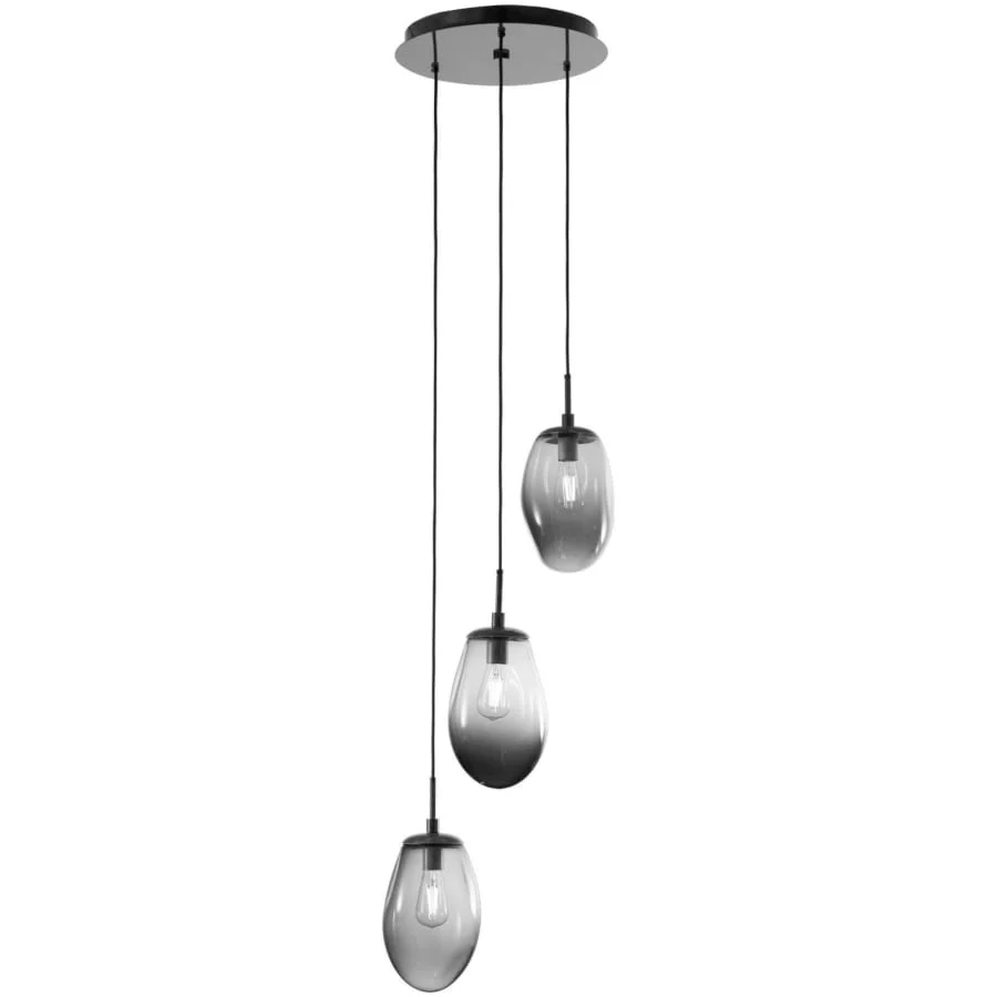 Hammerton Studio Meteo 3 Light 20" Wide Multi Light Pendant - Image 3