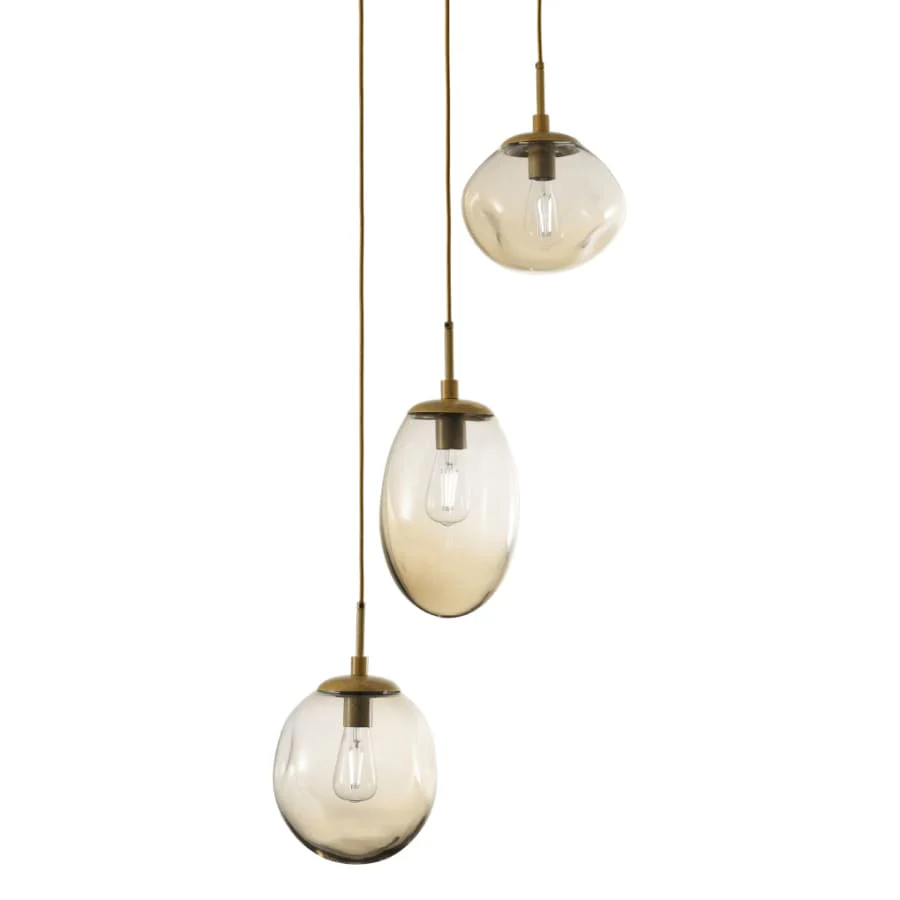 Hammerton Studio Cosmos 3 Light 22" Wide Multi Light Pendant - Image 1
