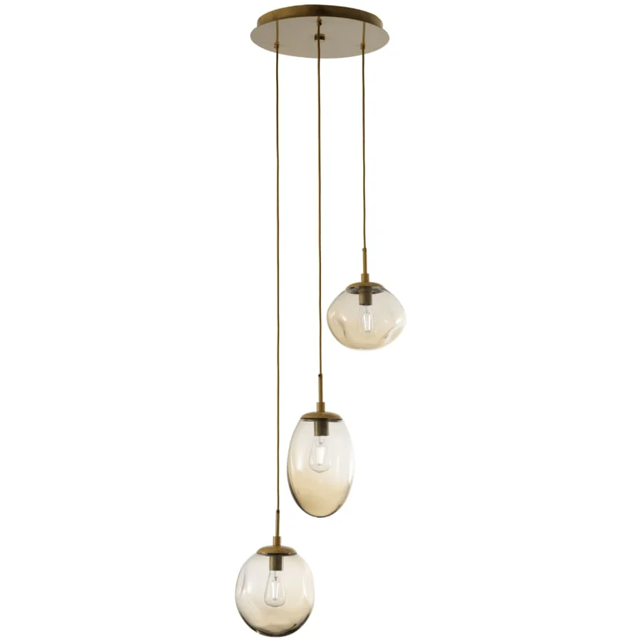 Hammerton Studio Cosmos 3 Light 22" Wide Multi Light Pendant - Image 2