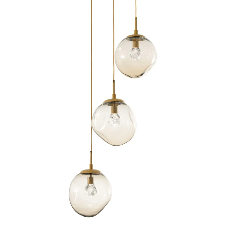 Hammerton Studio Aster 22" Wide LED Crystal Multi Light Pendant - Image 1