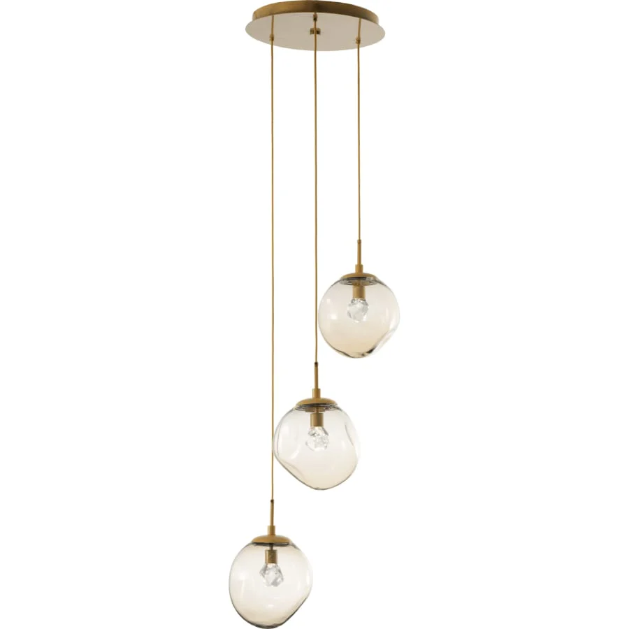 Hammerton Studio Aster 22" Wide LED Crystal Multi Light Pendant - Image 2