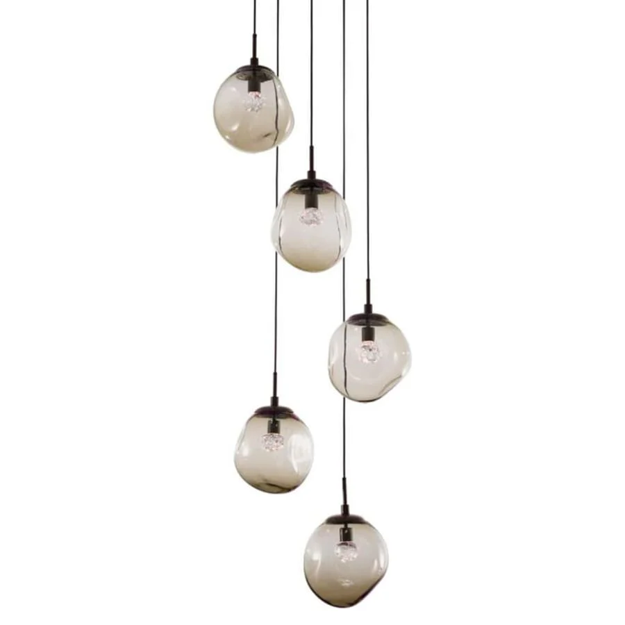 Hammerton Studio Aster 24" Wide LED Crystal Multi Light Pendant - Image 1