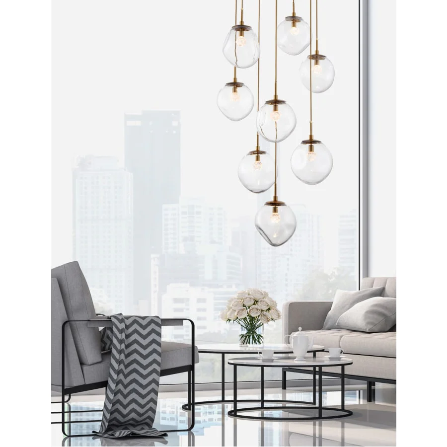 Hammerton Studio Aster 32" Wide 8 Light LED Crystal Multi Light Pendant - Image 2
