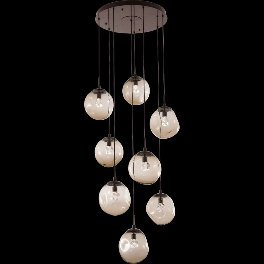 Hammerton Studio Aster 32" Wide 8 Light LED Crystal Multi Light Pendant - Image 3