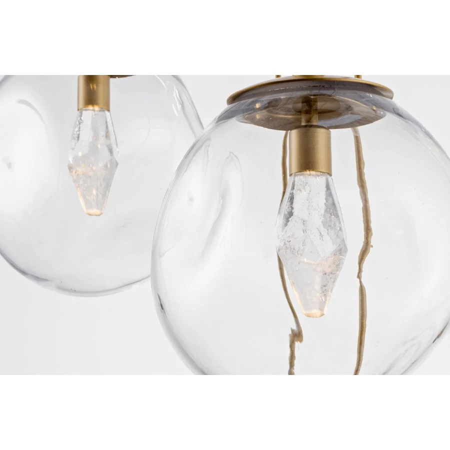 Hammerton Studio Aster 32" Wide 9 Light LED Crystal Multi Light Pendant - Image 2