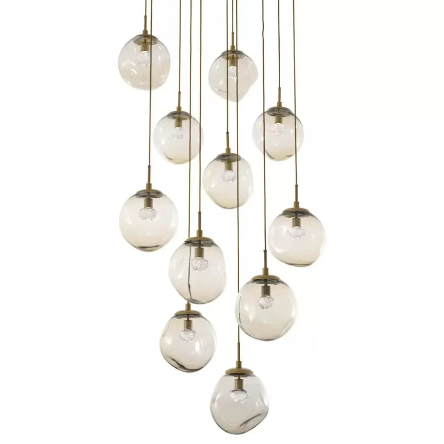 Hammerton Studio Aster 38" Wide 11 Light LED Crystal Multi Light Pendant - Image 1