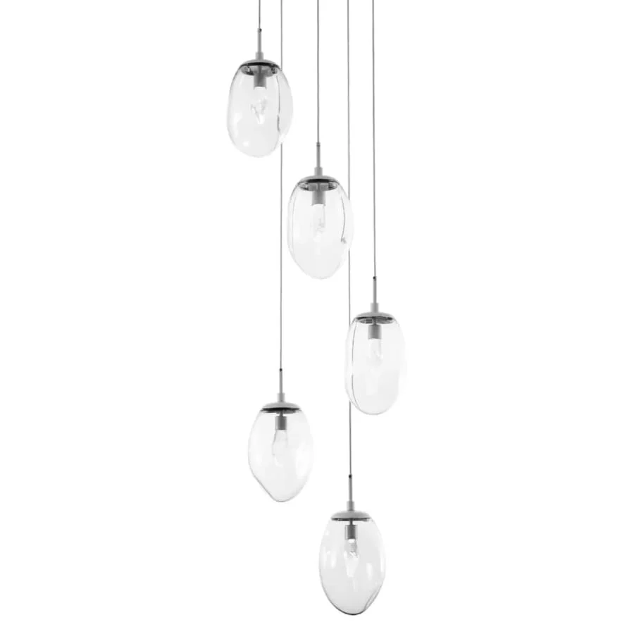 Hammerton Studio Meteo 22" Wide LED Crystal Multi Light Pendant - Image 1