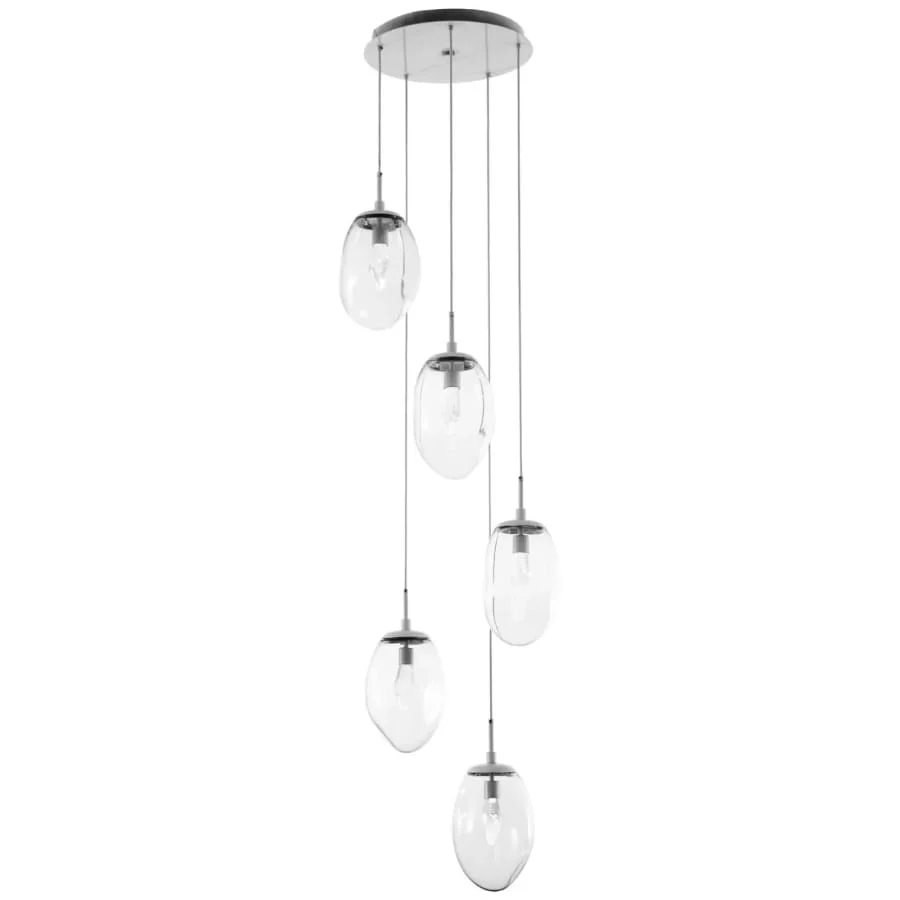 Hammerton Studio Meteo 22" Wide LED Crystal Multi Light Pendant - Image 3