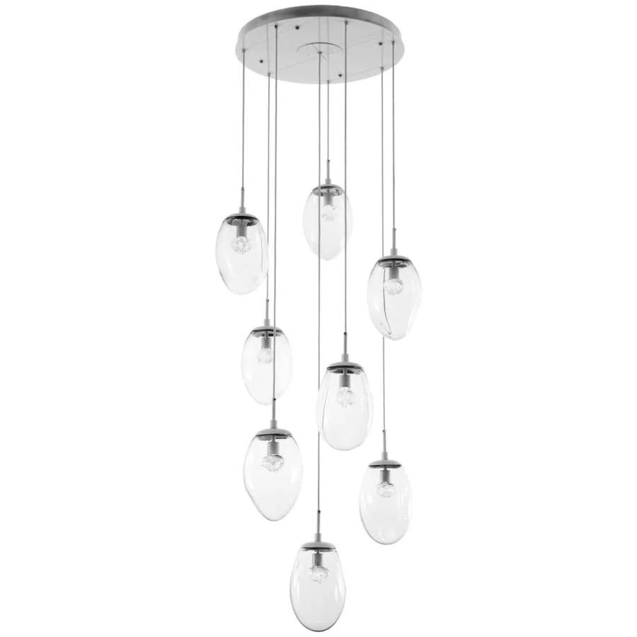 Hammerton Studio Meteo 30" Wide 8 Light LED Crystal Multi Light Pendant - Image 2