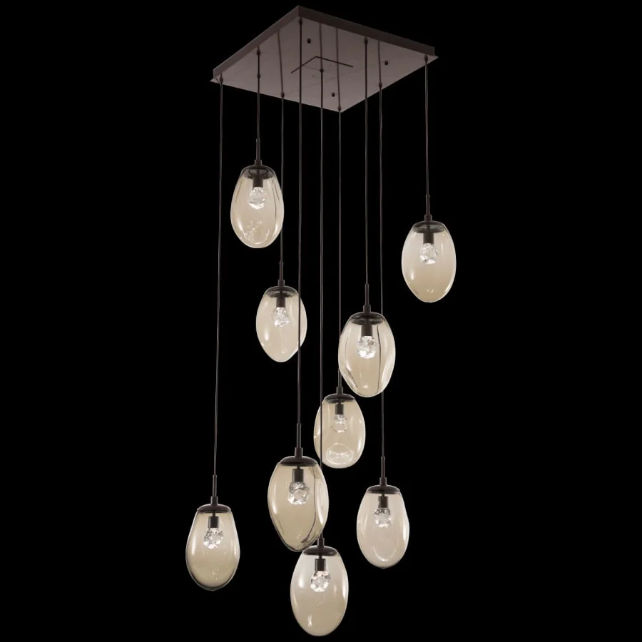 Hammerton Studio Meteo 30" Wide 9 Light LED Crystal Multi Light Pendant - Image 3