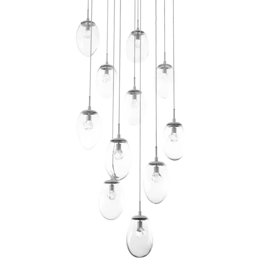 Hammerton Studio Meteo 36" Wide 11 Light LED Crystal Multi Light Pendant - Image 1