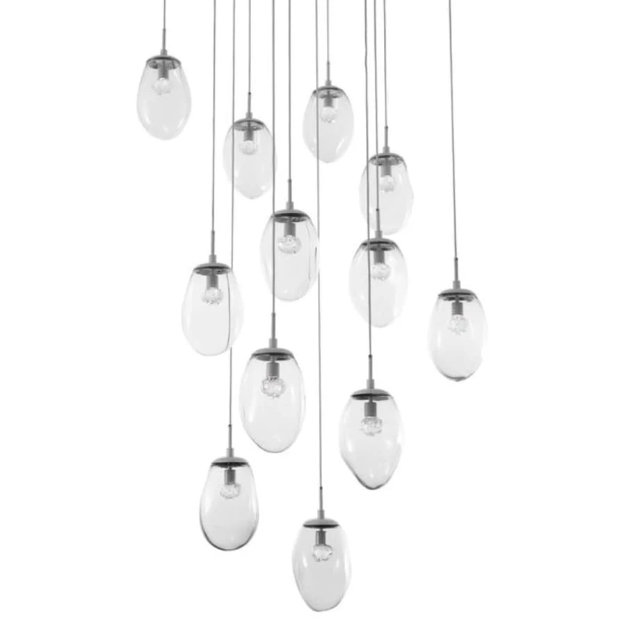 Hammerton Studio Meteo 36" Wide 12 Light LED Crystal Multi Light Pendant - Image 1