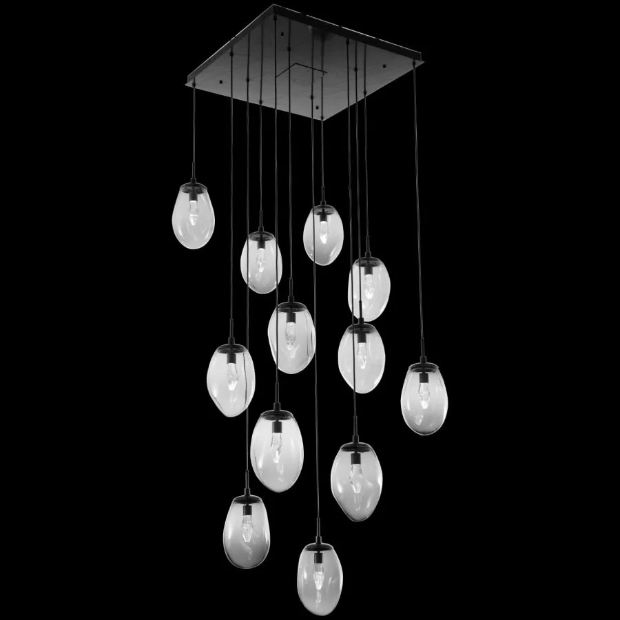 Hammerton Studio Meteo 36" Wide 12 Light LED Crystal Multi Light Pendant - Image 2