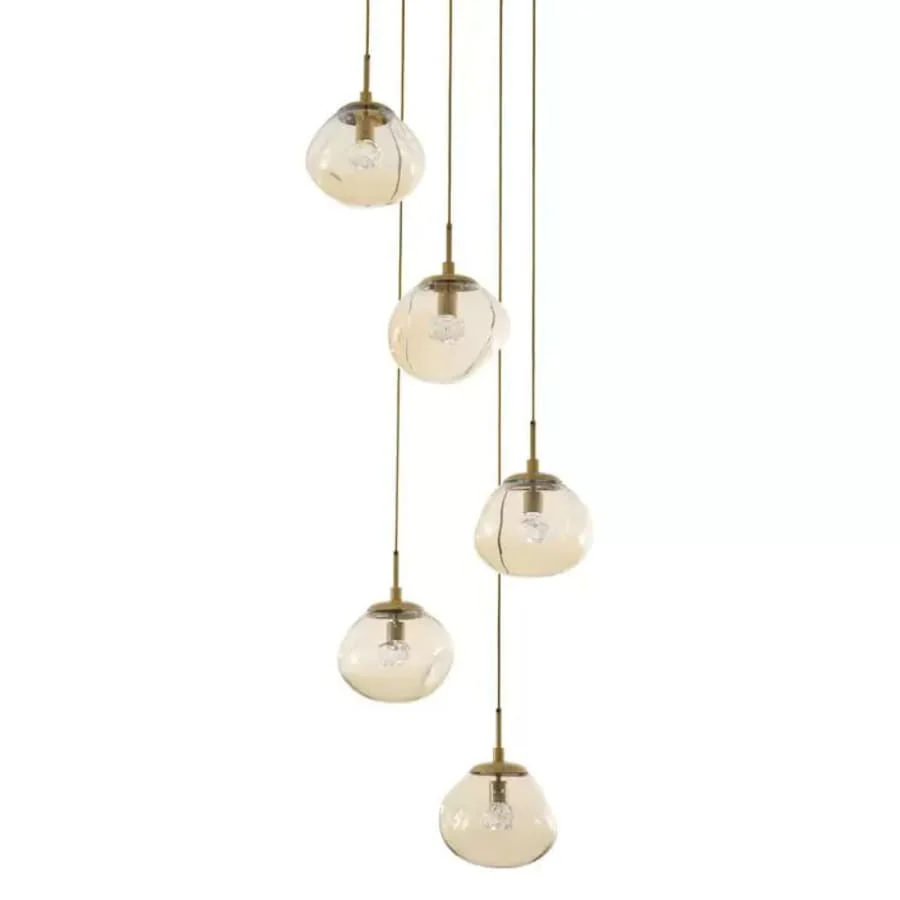 Hammerton Studio Nova 24" Wide LED Crystal Multi Light Pendant - Image 1