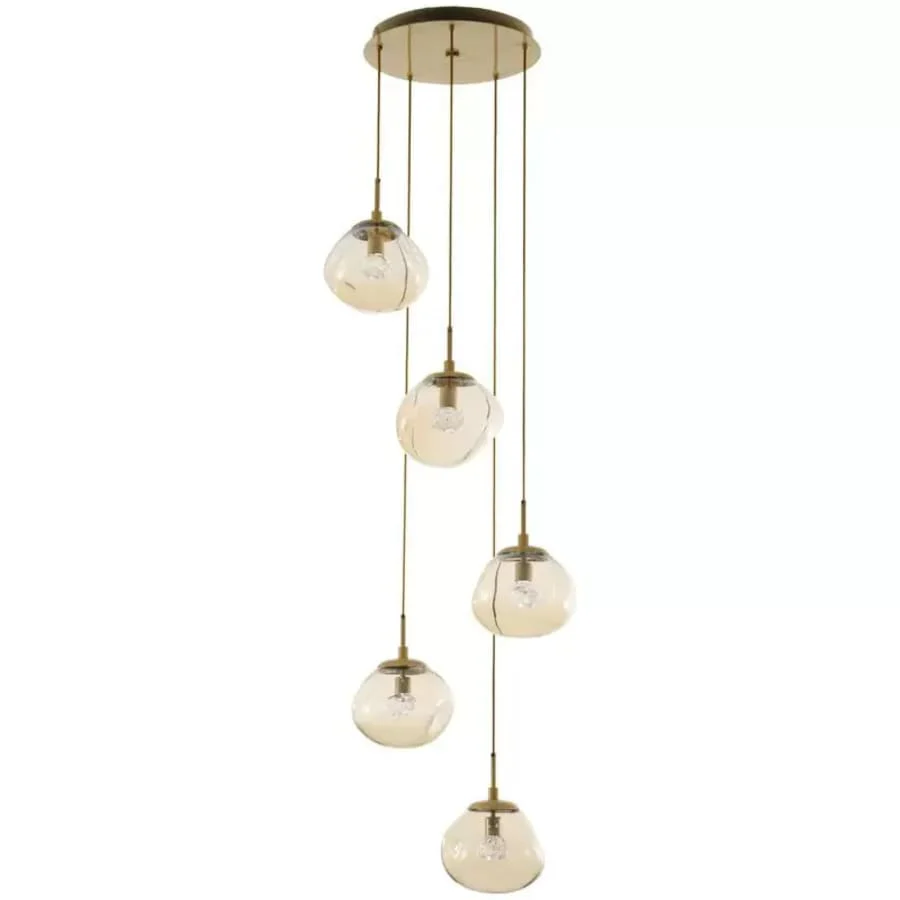 Hammerton Studio Nova 24" Wide LED Crystal Multi Light Pendant - Image 3