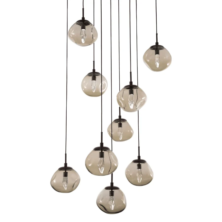 Hammerton Studio Nova 32" Wide 9 Light LED Crystal Multi Light Pendant - Image 1