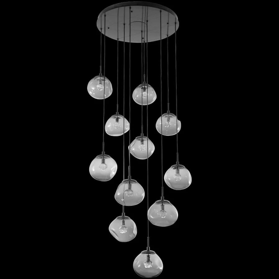 Hammerton Studio Nova 38" Wide 11 Light LED Crystal Multi Light Pendant - Image 2