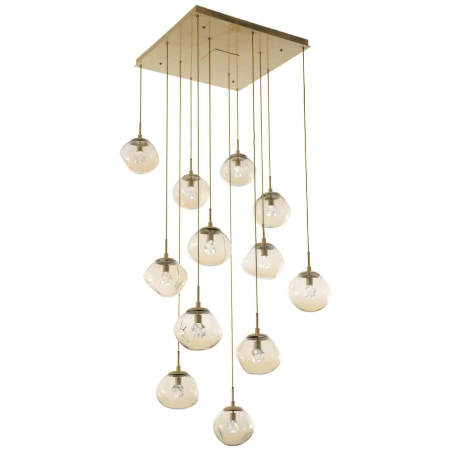 Hammerton Studio Nova 38" Wide 12 Light LED Crystal Multi Light Pendant - Image 3