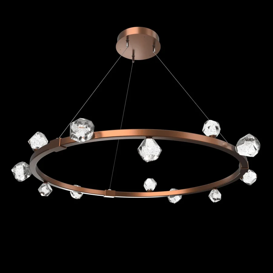 Hammerton Studio Stella 12 Light 41" Wide LED Abstract Ring Chandelier - 3000K - Image 1