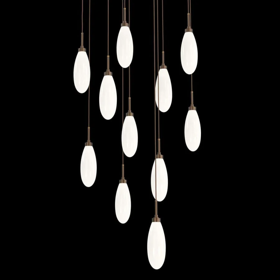 Hammerton Studio Fiori 11 Light 32" Wide LED Abstract Multi Light Pendant - 3000K - Image 1