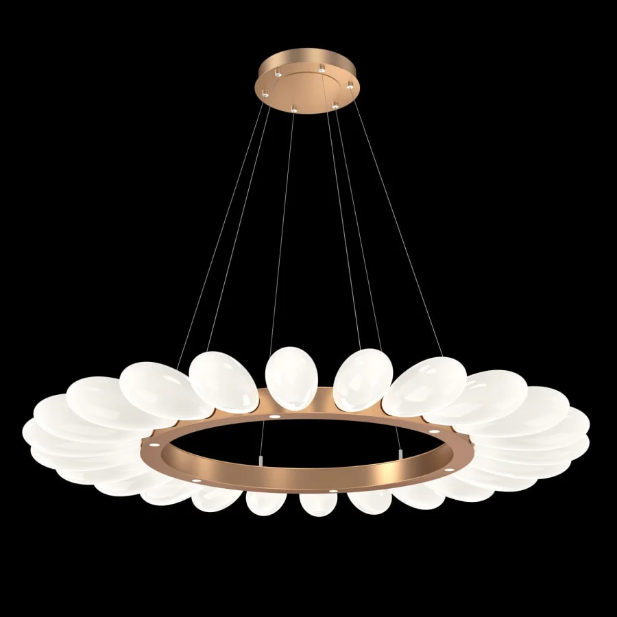 Hammerton Studio Fiori 40 Light 53" Wide LED Ring Chandelier - 3000K - Image 1
