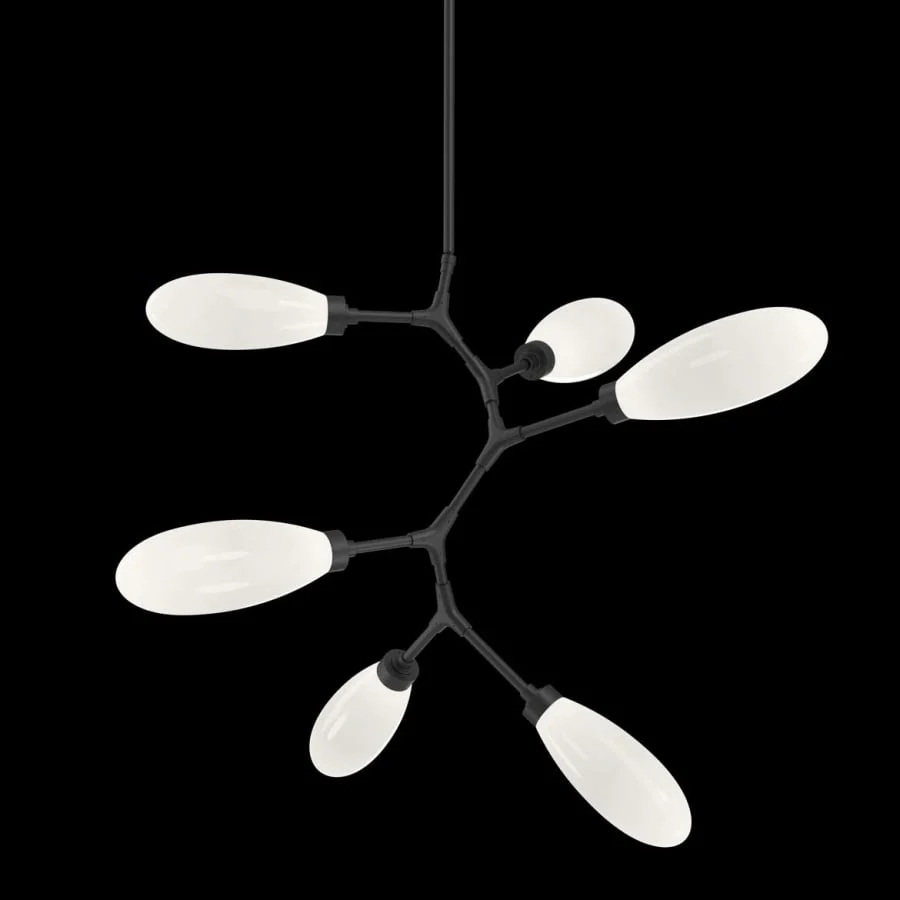 Hammerton Studio Fiori 6 Light 30" Wide LED Abstract Chandelier - 3000K - Image 1