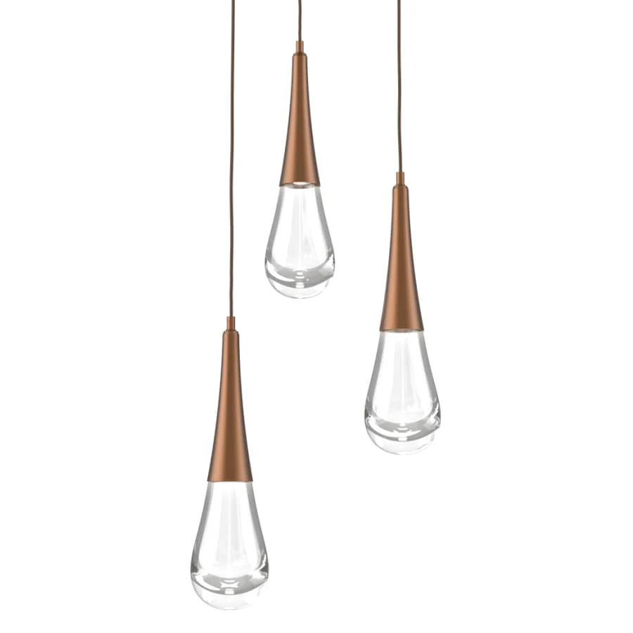 Hammerton Studio Rain Drop 17" Wide LED Multi Light Pendant - Image 1