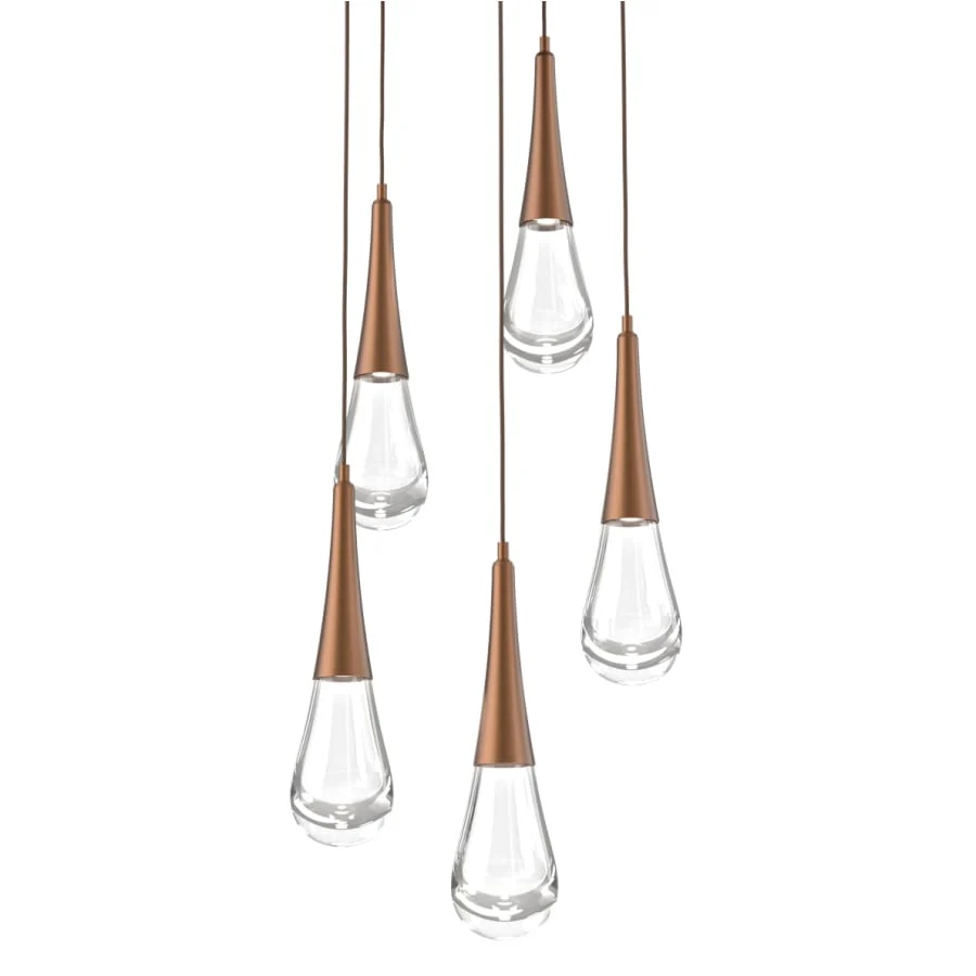 Hammerton Studio Rain Drop 19" Wide LED Multi Light Pendant - Image 1