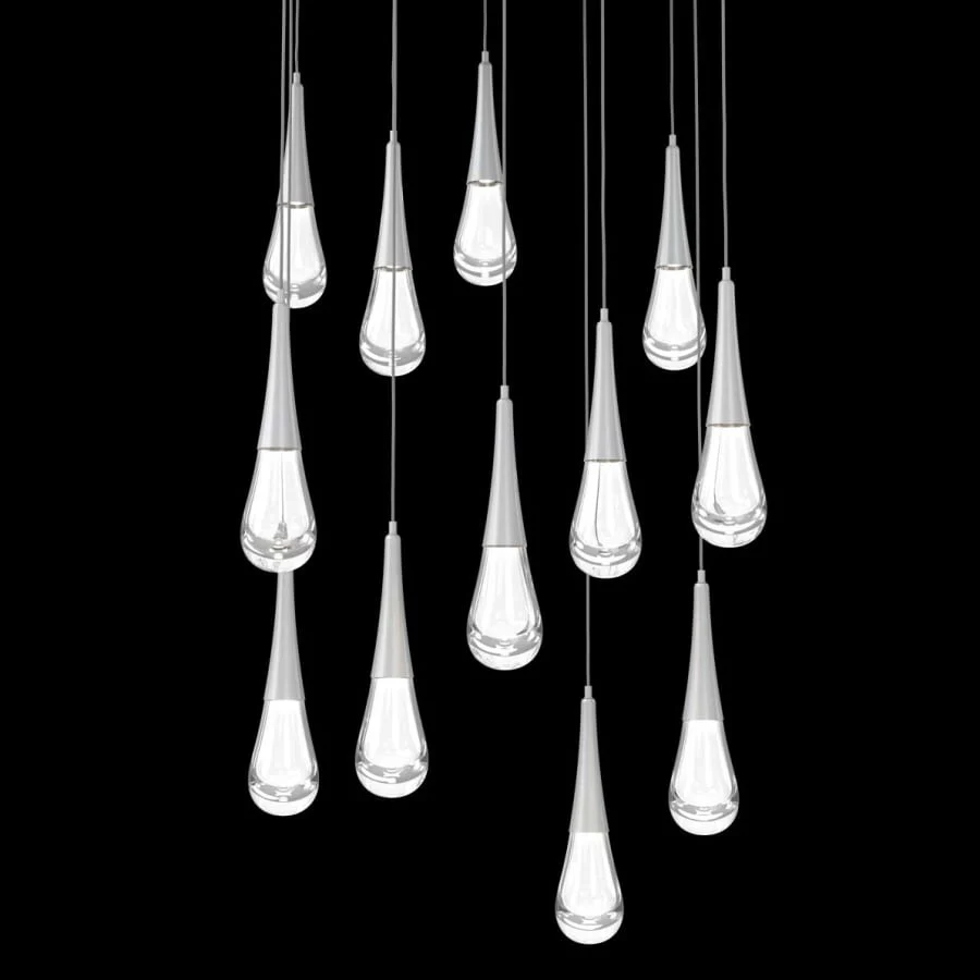 Hammerton Studio Raindrop 12 Light 33" Wide LED Abstract Multi Light Pendant - 2700K - Image 1