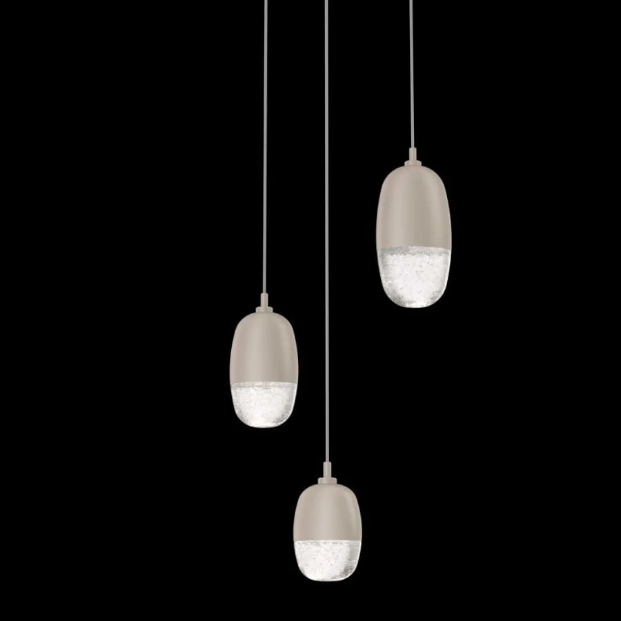 Hammerton Studio Pebble 3 Light 18" Wide LED Multi Light Pendant - 2700K - Image 1