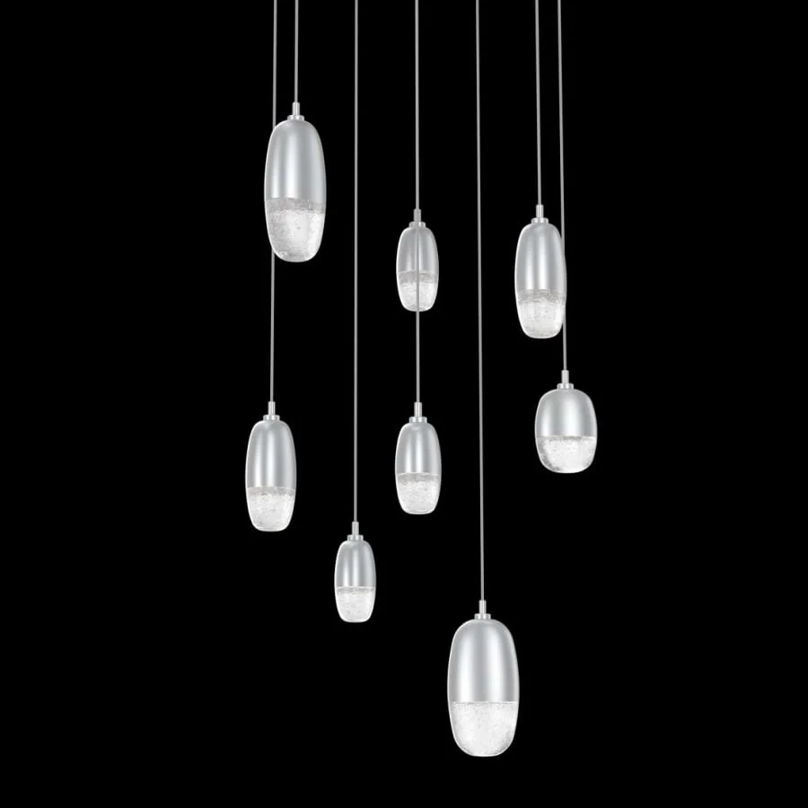 Hammerton Studio Pebble 8 Light 27" Wide LED Abstract Multi Light Pendant - 3000K - Image 1