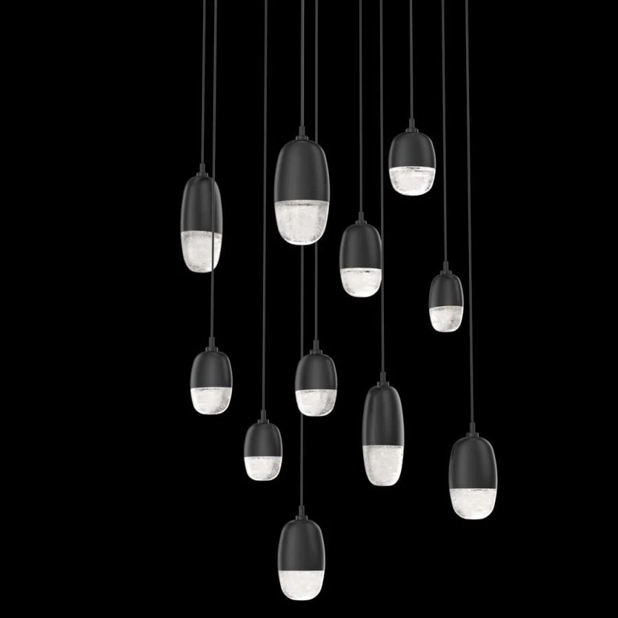 Hammerton Studio Pebble 11 Light 33" Wide LED Abstract Multi Light Pendant - 2700K - Image 1
