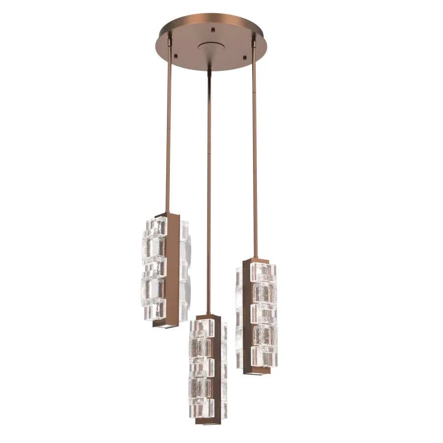 Hammerton Studio Tessera 21" Wide LED Multi Light Pendant - Image 2