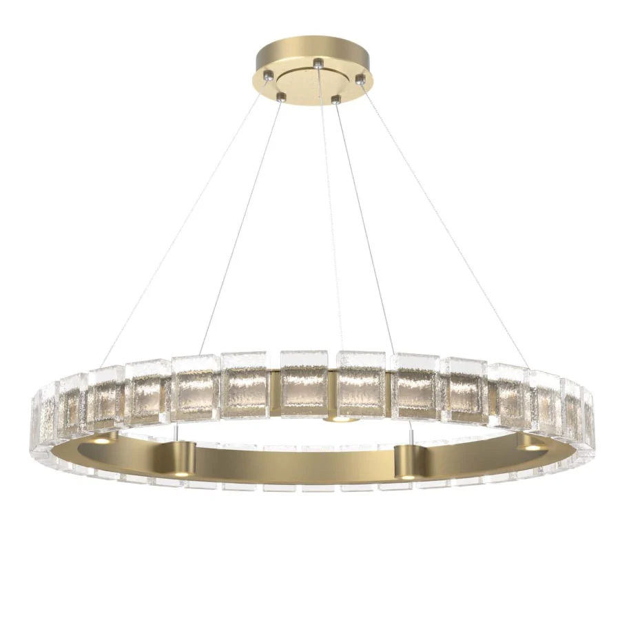Hammerton Studio Tessera 6 Light 38" Wide LED Ring Chandelier - 3000K - Image 1