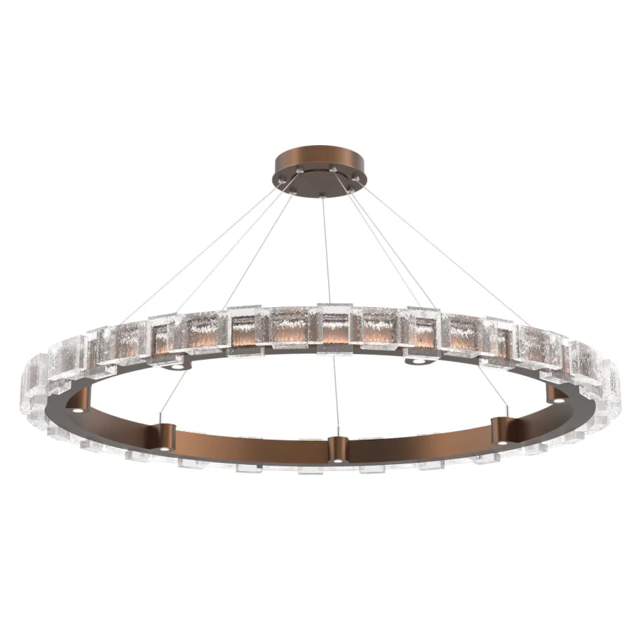 Hammerton Studio Tessera 50" Wide LED Ring Chandelier - Image 1