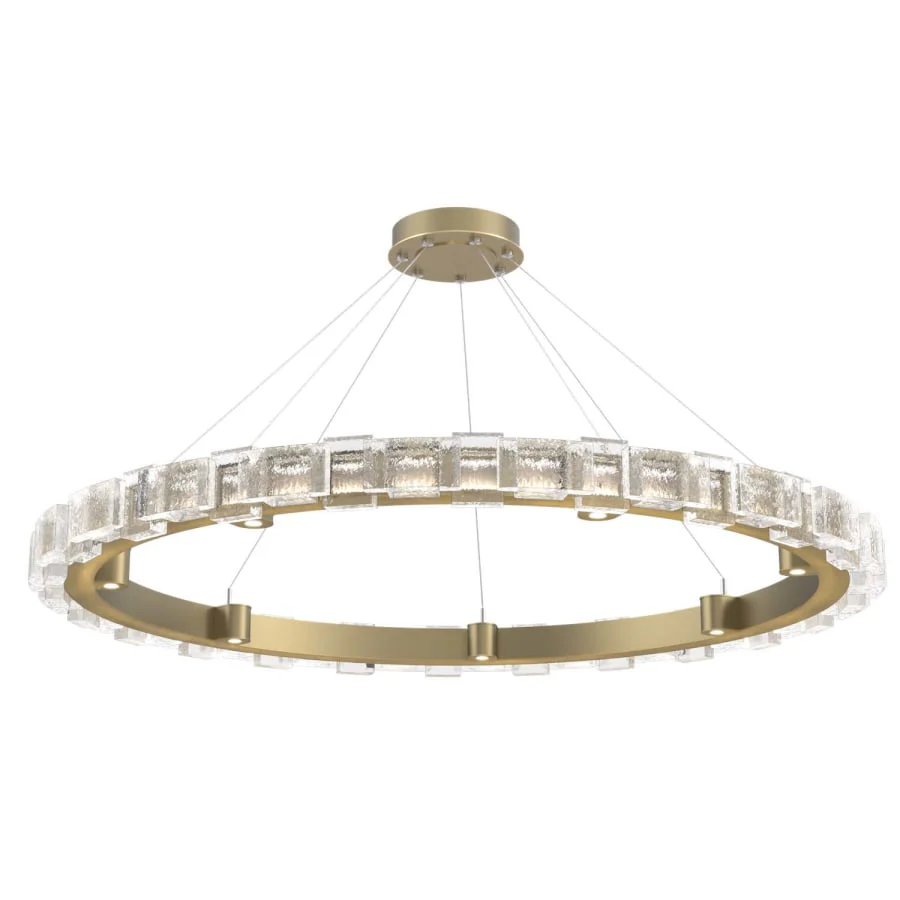 Hammerton Studio Tessera 6 Light 50" Wide LED Ring Chandelier - 3000K - Image 1